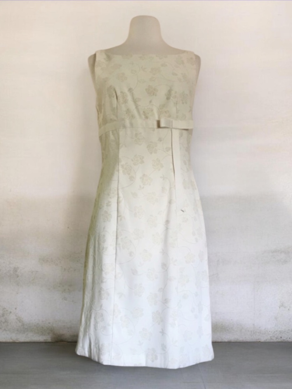 B DARLIN Floral Velvet Ribbon Sleeveless Dress